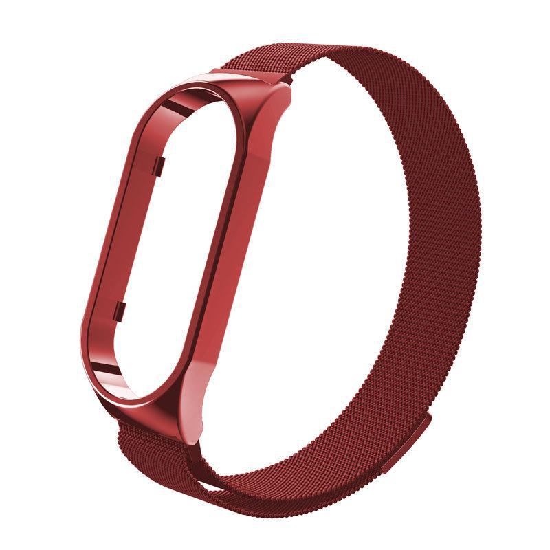 Xiaomi Mi Band 7 Mailänder Magnetmetallarmband & Edelstahl-Schutzhülle