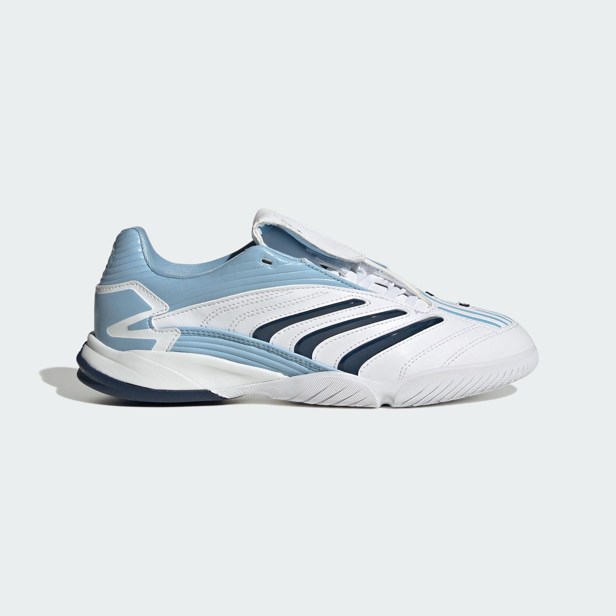 Adidas Predator Sala Soccer Shoes Women s White Blue 36.5