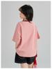Girls' Summer 2025 Trendy Short Sleeve T-shirt - Thin Style for Big Kids