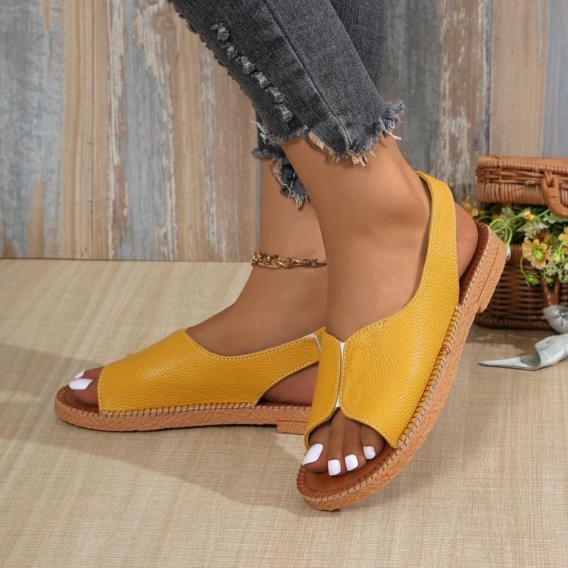 Fashion Women Flat Sandals Summer Fashion  Comfortable Sandals Woman New Outdoor Fashion Open Toe Shoes for Women Sandalias De Mujer