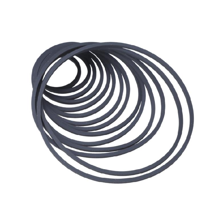 Rubberen Aandrijfriem voor Videospelers Riemen Hoge Elasticiteit 20-100mm Gevouwen Maat Optie Dikte 1.5mm