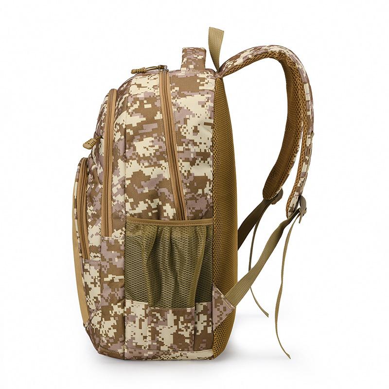 Camouflage backpack outdoor large-capacity schoolbag new computer bag fashion casual backpack men's