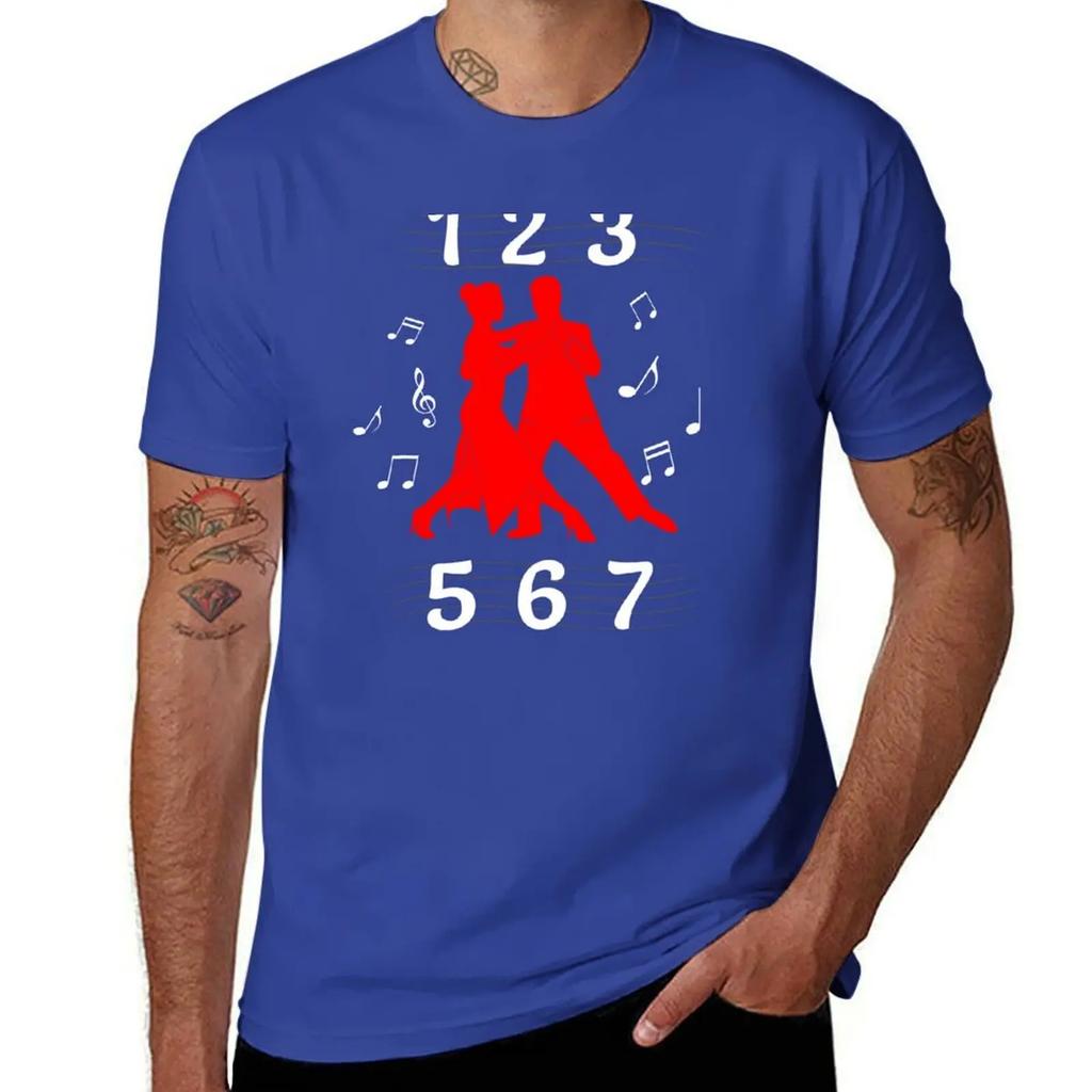 123 567 Salsa Rhythm beat T-Shirt for a boy cute tops vintage t shirt men