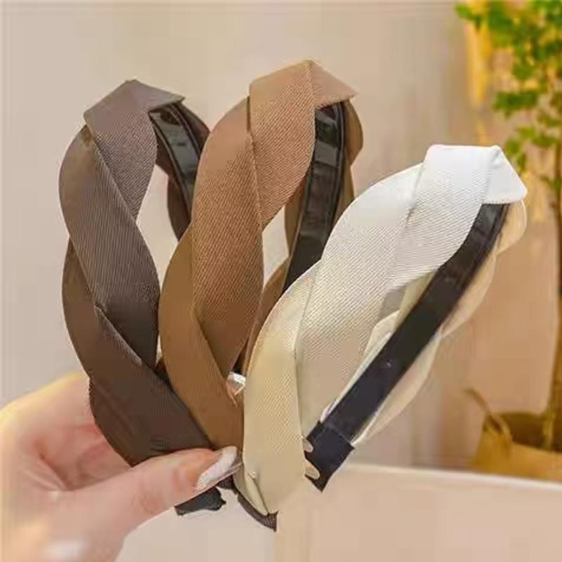 1/2/3pcs Simplicity Wide Brim Retro Twist Headband for Women Elegant Wash Face Hair Band Girl Hair Accessories