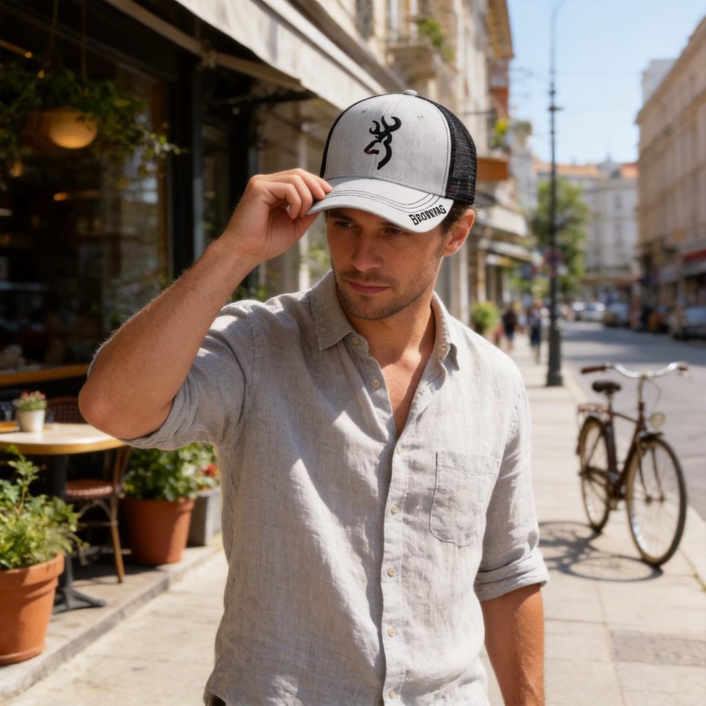 Cotton Baseball Cap With Embroidery For Adults Summer Sun Protection