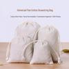 Pure Cotton Linen Drawstring Pouch: Small Jewelry, Cup, Bead Tray & Cultural Relics Storage Bag