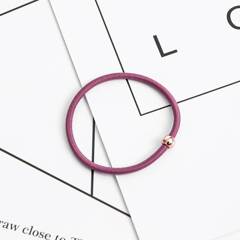 10PCS Girls Elastic Hair Rubber Bands Headbands Metallic Women Ponytail Hairpin Hair Accessories Headband