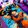 DRAGON BALL Print Rug, Washable Floor Carpet, For Entryway Dorm Laundry Room Office Study, Home Decor Birthday Christmas Gift