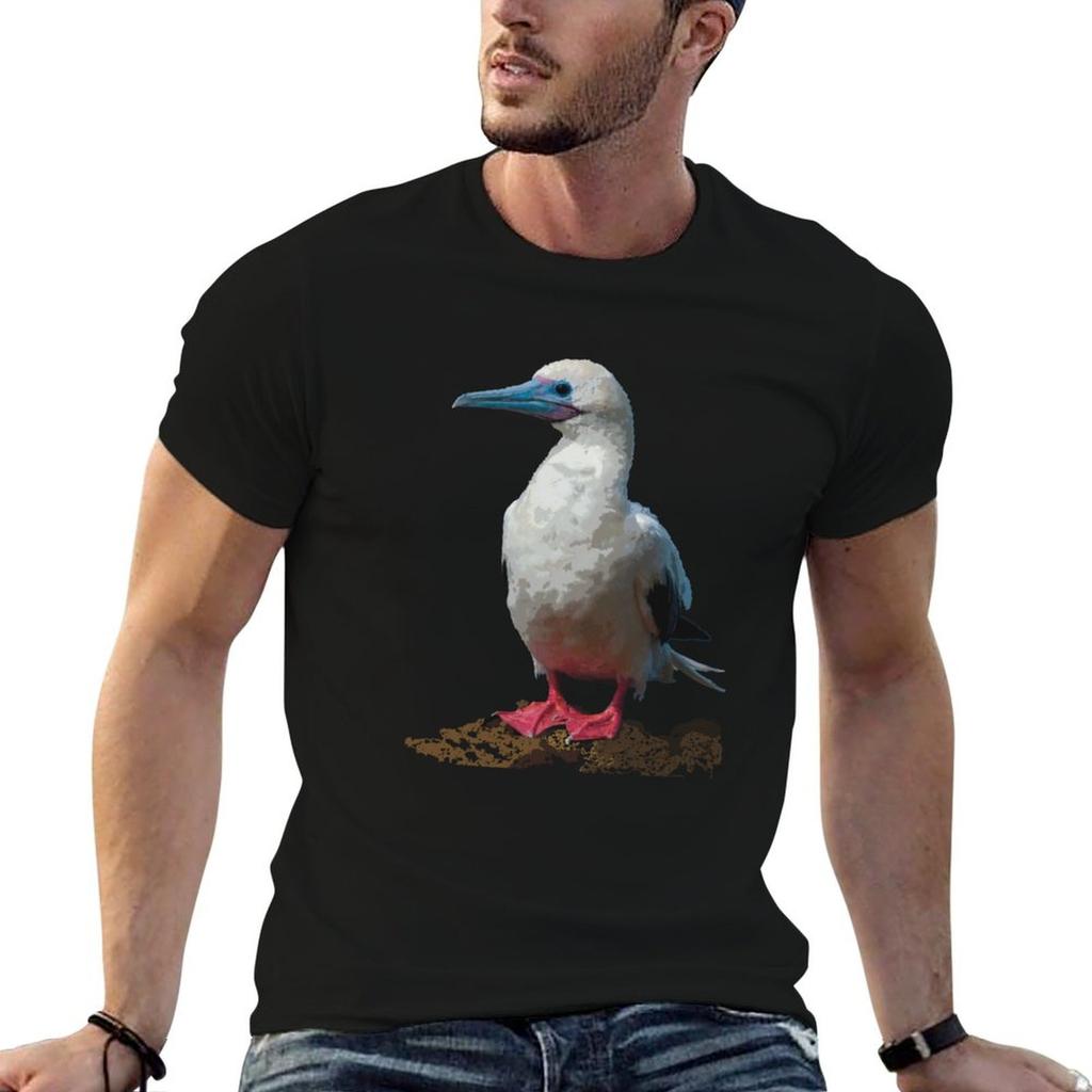 Redfooted Booby Or In Hawaiian Tshirt Fashion Casual Short Sleeve Tshirt