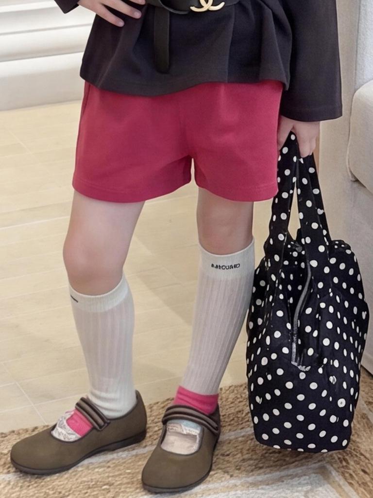 Kids' Cotton Soft Korean-Style Casual Shorts - Simple, Stylish Fashion Pants