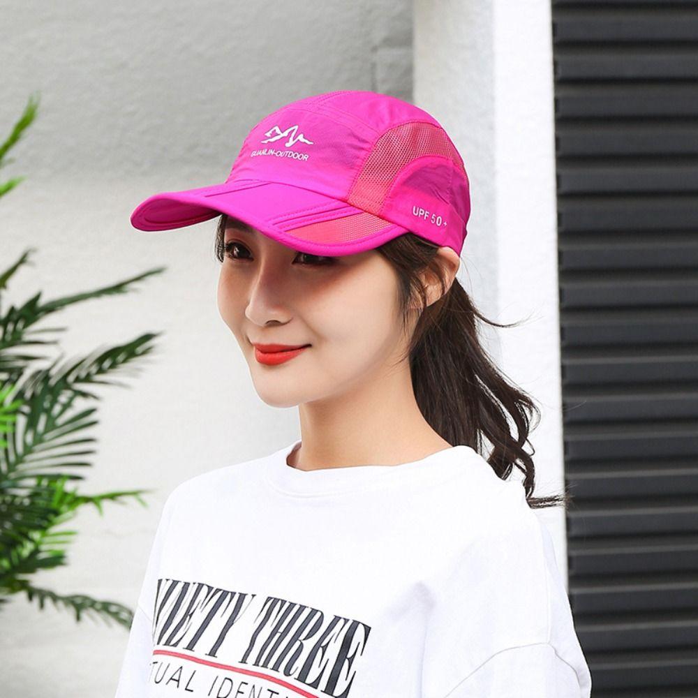 Foldable Baseball Mesh Caps Quick Dry Running Cap Unisex Climbing Hats  Camping Hiking