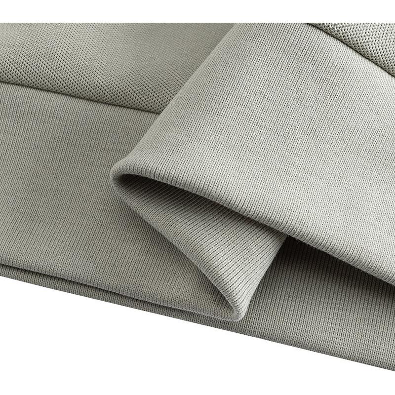 Anta Comfortable Casual Simple Letter Print Round Neck Pullover Sweatshirt Men Sweatshirt Floating-Gray 152447733S-2