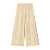 Jnleaog Autumn New Women Clothes Gold Button Decoration Double Placket Shirts 7484053 Wide Leg Pants 7484251