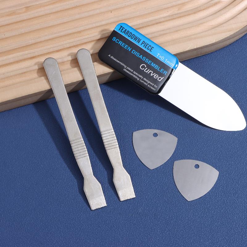 5pcs/set Triangle Opening Tool Kit 5 In 1 Stainless Steel Phone Repair Tools Kit Triangle Pry Tools for Computer Laptop Repair