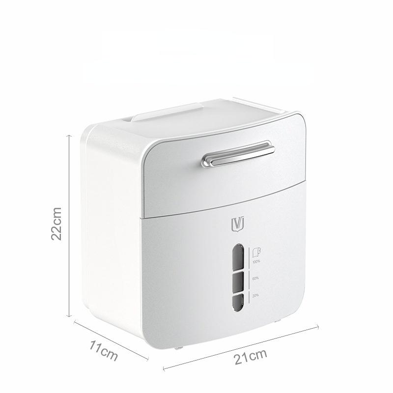 New Toilet Tissue Box Waterproof Bathroom Toilet Hole-free Wall-hanging Multifunctional Toilet Roll Paper Drawer