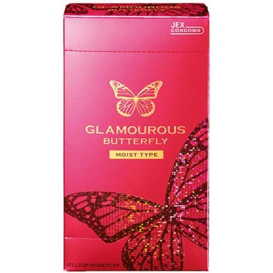 Condom Glamorous Butterfly Melty Hot Moist Gel Rich 4 Piece Set