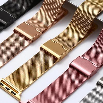 Handschlaufe für Apple Watch Band 45 mm 44 mm 42 mm Metall Correa 38 mm 40 mm 42 mm Edelstahlarmband Iwatch Serie 7 6 SE 5 4 3
