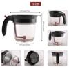 A84E-1000ML Oil Separator Measuring Cup And Strainer With Bottom Release For Gravy Sauces And Other Liquids With Oil Grease