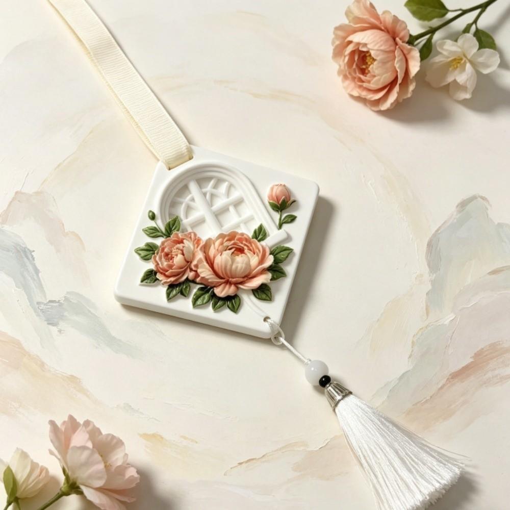 

European Style Plaster Air Freshener Relief Pattern Aroma Wall Pendants Home Car Use B