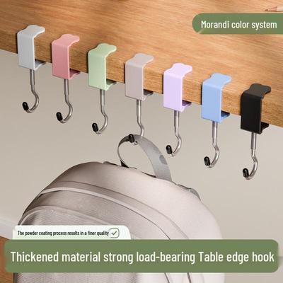 Removable No-Drill Backpack Hook for School Desk - Strong Load-Bearing
