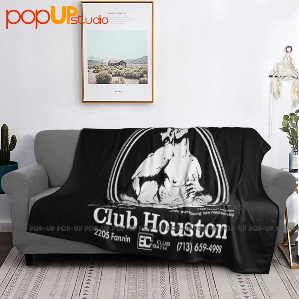 Club Houston Bath House Cruising Ultra-Soft Blanket Quilt Winter Sofa Cover Bed Covers