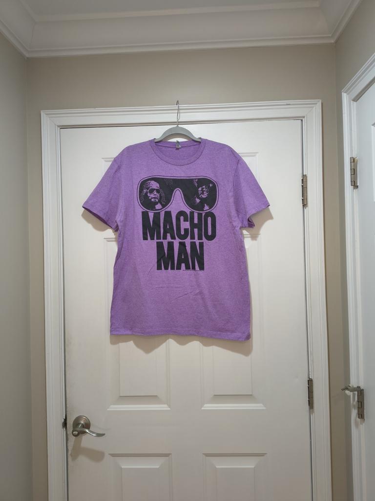 Pacific Macho BMan Purple Shirt Size Large