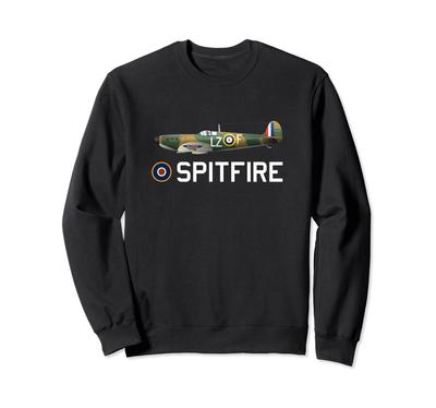 Stíhací letoun Spitfire WW2 Letadlo Letectví Dárek Pánská mikina
