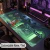 Custom Text Big Mousepad, Extended Desk Pad For Laptop Work GameCourage the Cowardly Dog