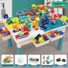 Multifunctional Building Block Table for Kids, Compatible with Large Lego Pieces, Educational Toy for Boys Ages 3-6
