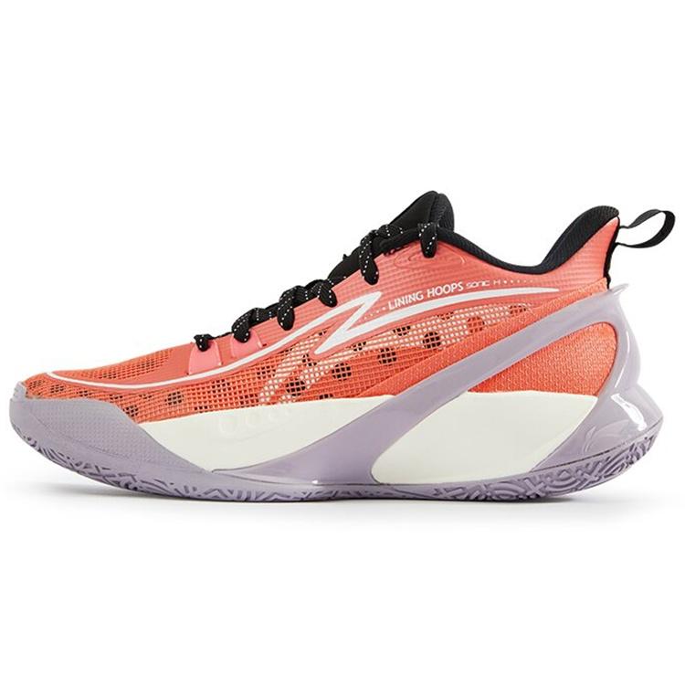 (GS) Li-Ning Sonic 10 V2 Low Coral Red Kids ABPS033-3 EU 40