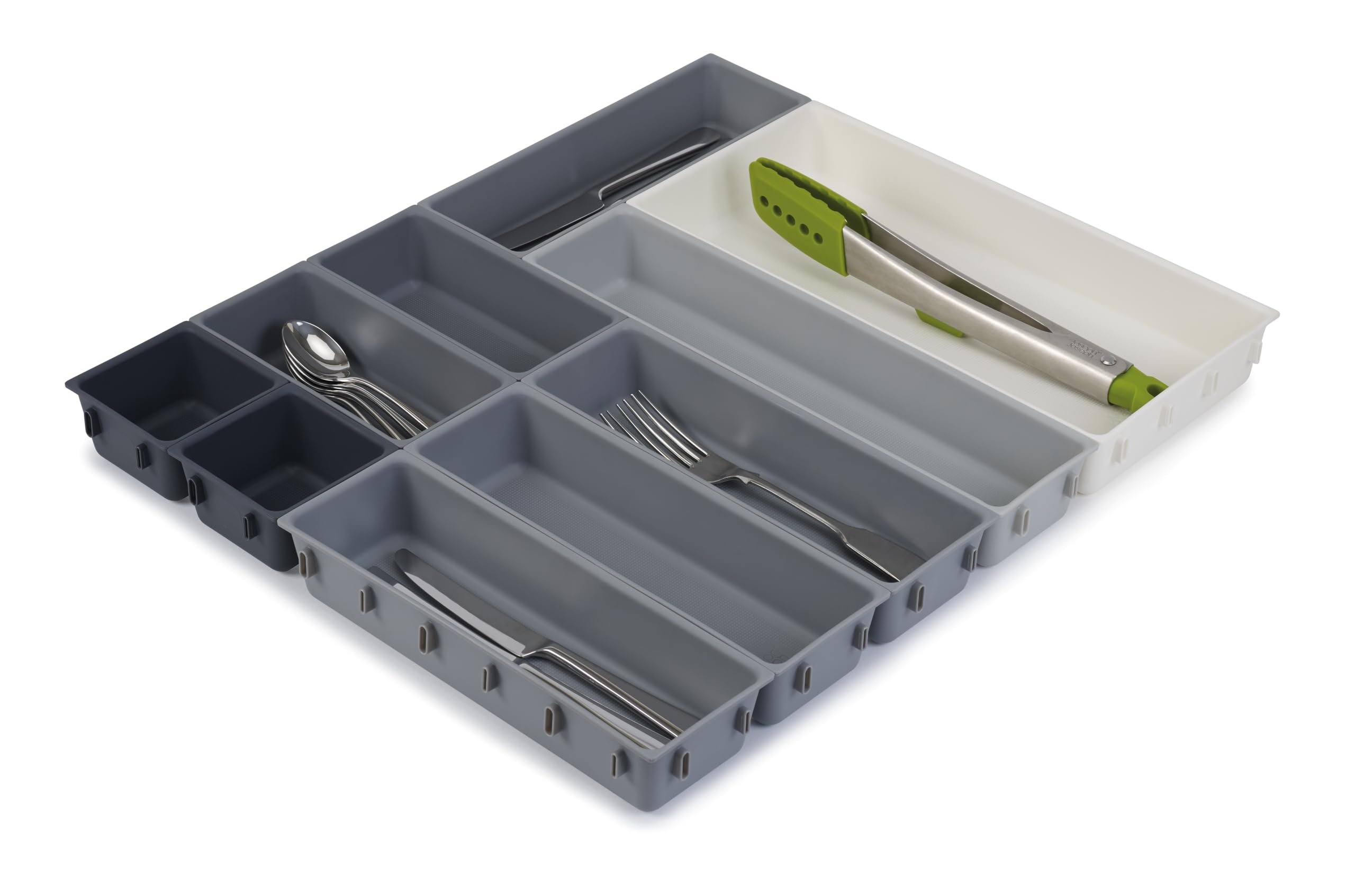 

Joseph Joseph Drawer Storage Tray Gray Blox Polypropylene 85200 10 Piece Set [Genuine Product] серый