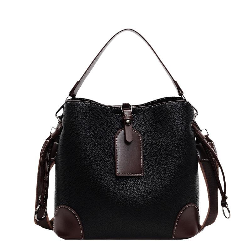 Bags Women's Bucket Bags Versatile Large Capacity 2025 Autumn and Winter New Trendy Commuter Shoulder Messenger Bag