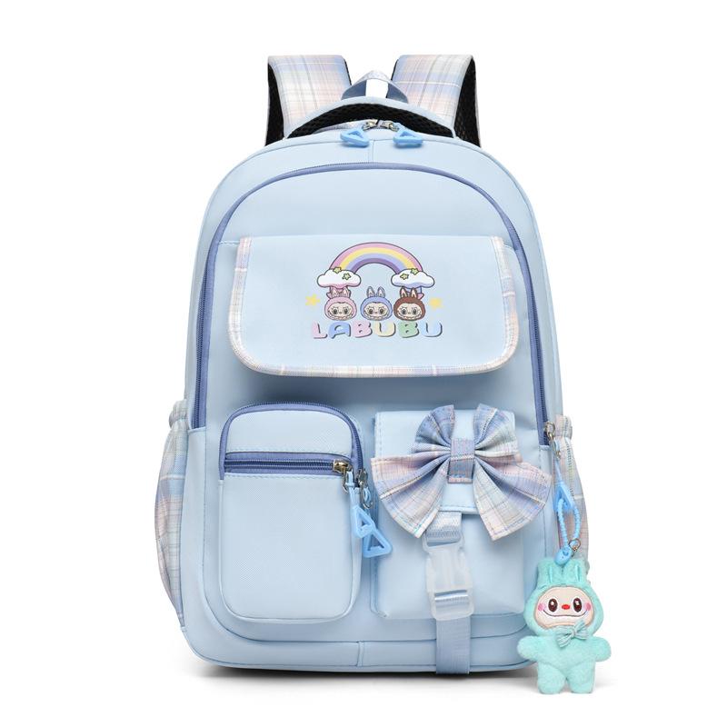 Schoolbag1011 new primary school bag for grades 1, 2 and 3 to reduce the burden of spine care for girls, girls and girls, light backpack for girls