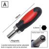Telescopic Screwdriver Magnetic Bits Drivers Set Adjustable Ratchet Wrench Dual-Purpose Spanner Handle Socket Repair Hand Tools