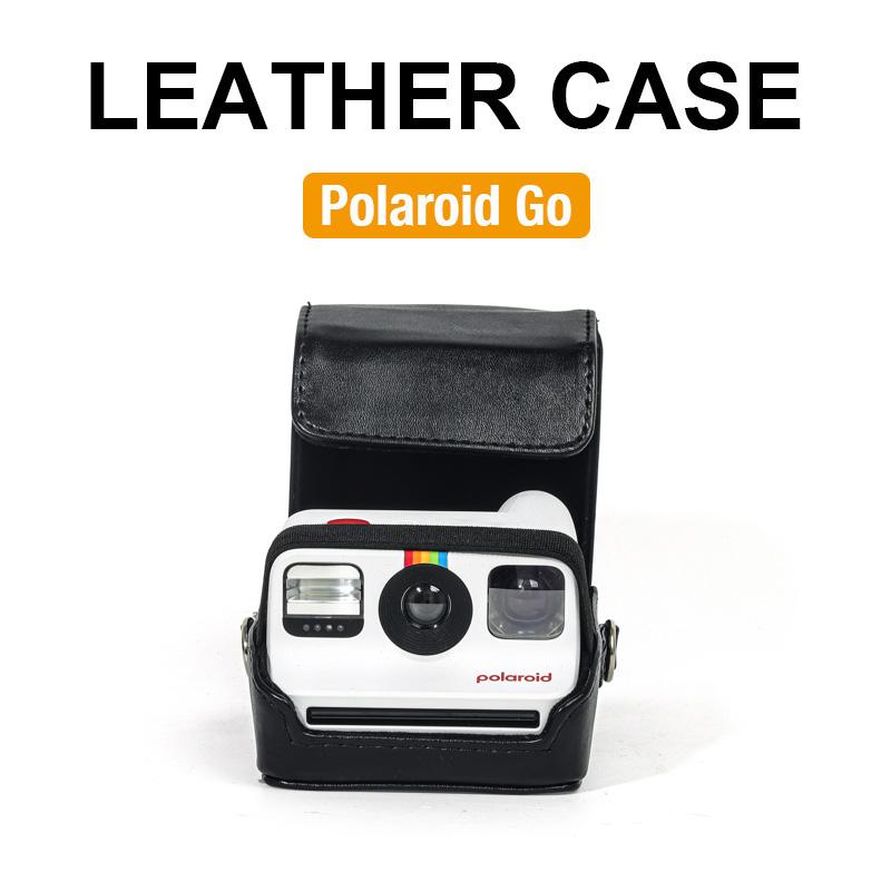 

[Film Lab] Polaroid Go PU Leather Camera Case Soft Protective Case with Strap CAA52 чёрный