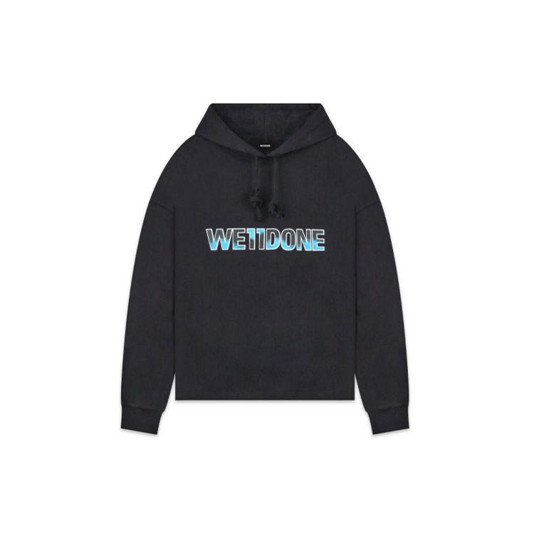 WE11DONE Sweatshirt Unisex Black WD-TP5-19-500-BK