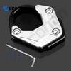 Motorcycle CNC Kickstand Foot Side Stand Extension Pad Accessories For Kawasaki Versys650 Versys 650 Versys-650 2015 - 