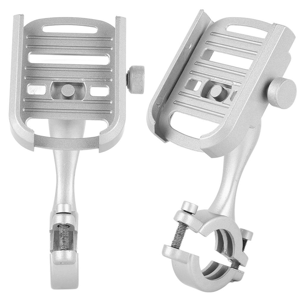 Motorcycle Phone Holder Aluminum Alloy 360 Degree Rotation Bike Phone Mount Navigation Bracket for Most Phones