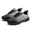Lightweight Large Size Flying Line Running Shoes Fashion Mesh Flyknit Breathable Casual Outdoor Sneakers