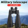 25-55x80 Kraftig Kikkert Langdistanse Teleskop Zoom HD BAK4 Høy Forstørrelse Profesjonell Monokulær for Jakt Turisme