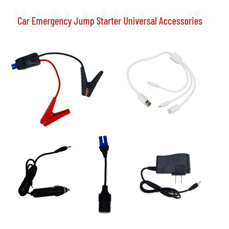 Heavy-Duty Car Jumper Cables with Smart Alligator Clips for Emergency Battery Connection