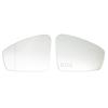 Auto Left Right Heated Wing Rear Mirror Glass for VW Touareg      761857521A 761857522A