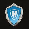 Haojin all-metal sun-resistant and non-fading electric motorcycle 3D three-dimensional car sticker modified decorative sticker body side logo badge