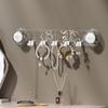 Corrugated Wall Hook For Bathroom Space Saving Non Punch Wall Towel Hanger For Home/Office Organizer