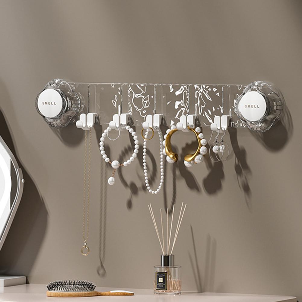 Corrugated Wall Hook For Bathroom Space Saving Non Punch Wall Towel Hanger For Home/Office Organizer
