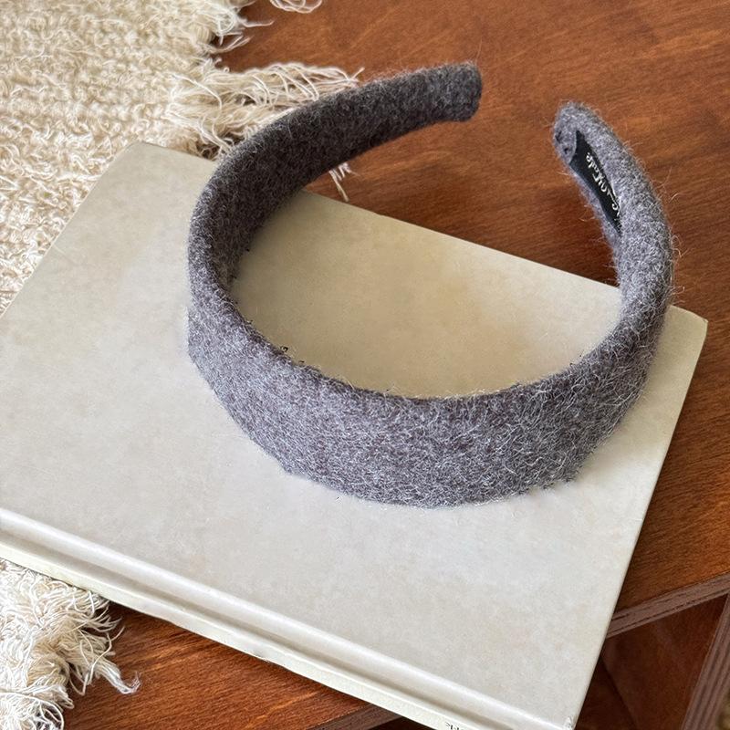 Retro Plüsch Hoher Totenkopf Stirnband Koreanische Haarspange Stirnband Pendeln Vielseitige Haaraccessoires