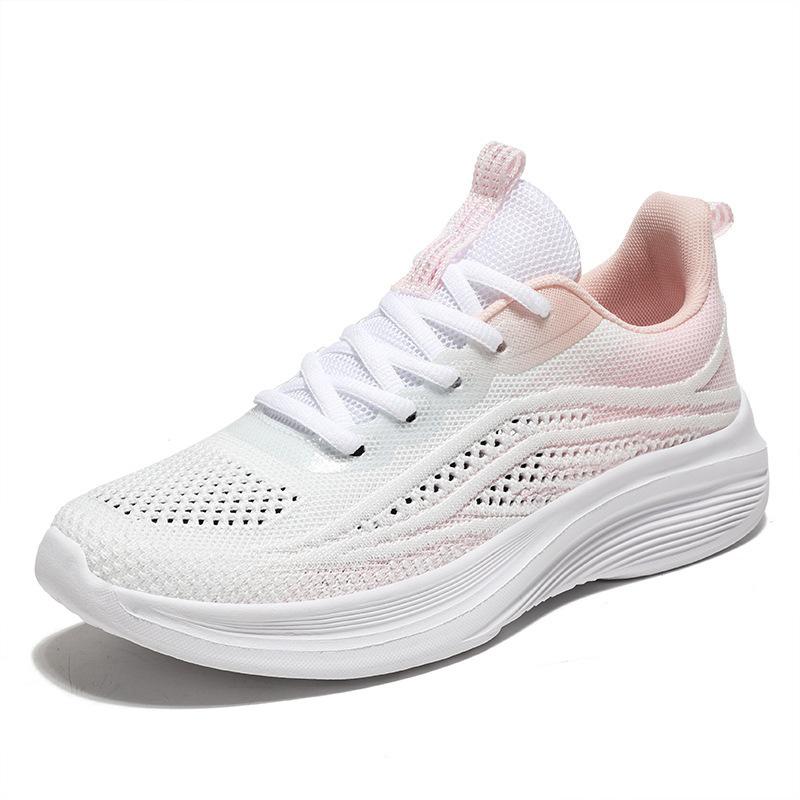 Summer new women's shoes large mesh breathable versatile soft sole casual shoes light running sports shoes mesh women's summer