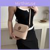 Stylish Pu Small Square Handbag Modern Casual Shoulder Bag For Everyday Wear