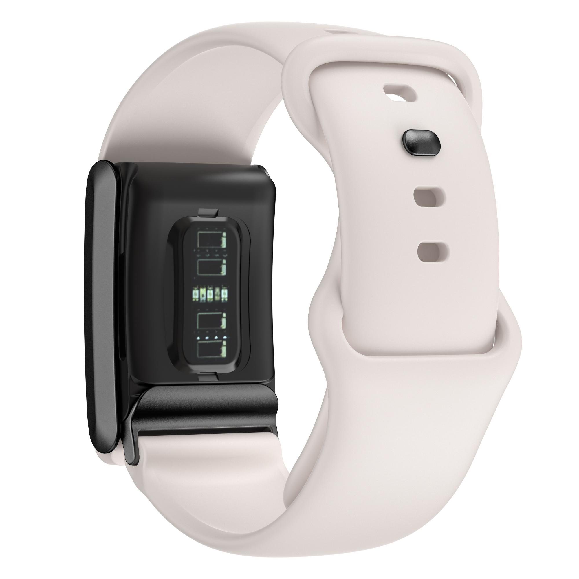 

KALEBOL For WHOOP 4.0 Watch Band 8-Shaped Buckle Silicone Wristband Adjustable Strap Starlight