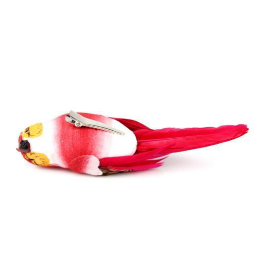 

Имитация птицы, ручная работа, реалистичный внешний вид, неувядающий 3D, встроенные глаза, перья, украшение для сада, яркое искусственное животное из пенопласта B